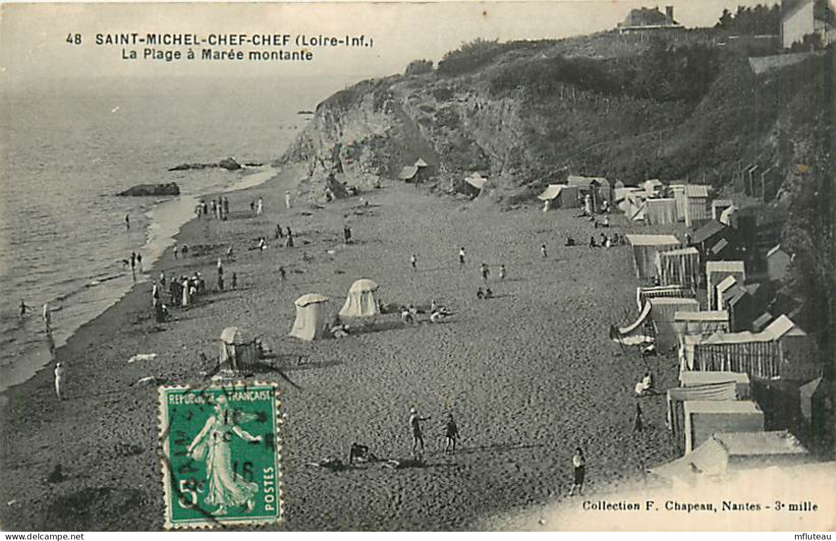 44* ST MICHEL CHEF CHEF  Plage                MA93,0510 - Saint-Michel-Chef-Chef