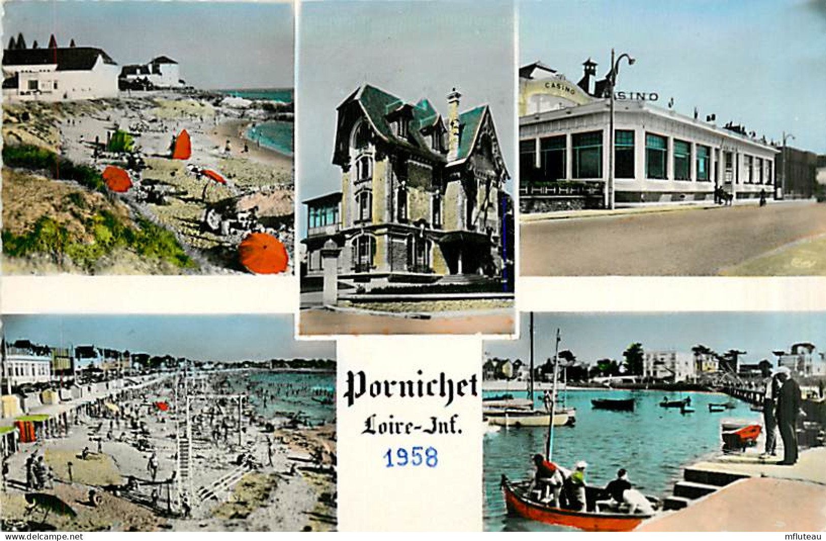 44* PORNICHET  Multivues   CPSM (petit Format)                 MA93,0450 - Pornichet