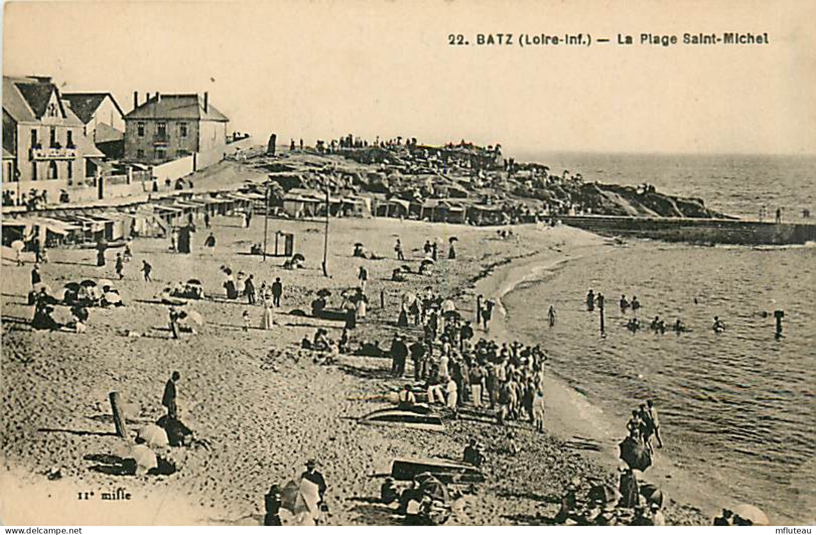 44* BATZ Plage                  MA93,0458 - Batz-sur-Mer (Bourg De B.)