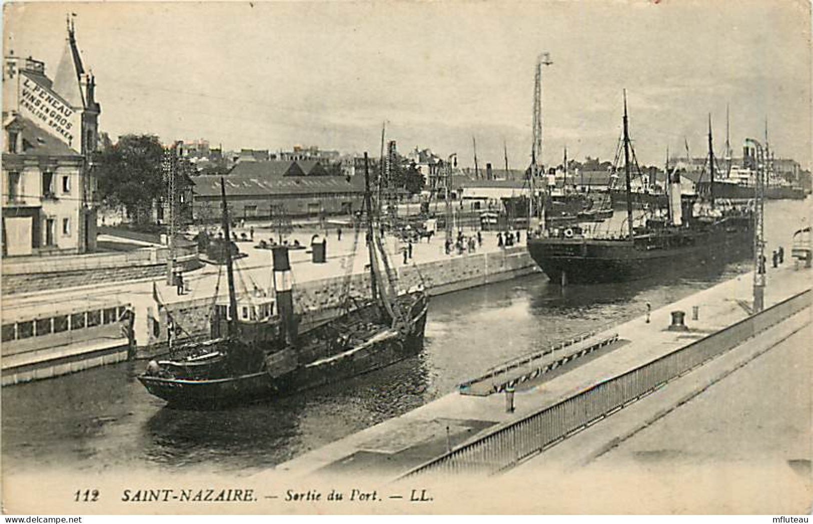 44* ST NAZAIRE  Sortie Du Port                 MA93,0424 - Saint Nazaire