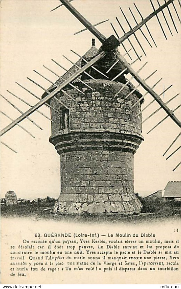 44* GUERANDE  Moulin Du Diable            MA93,0336 - Guérande