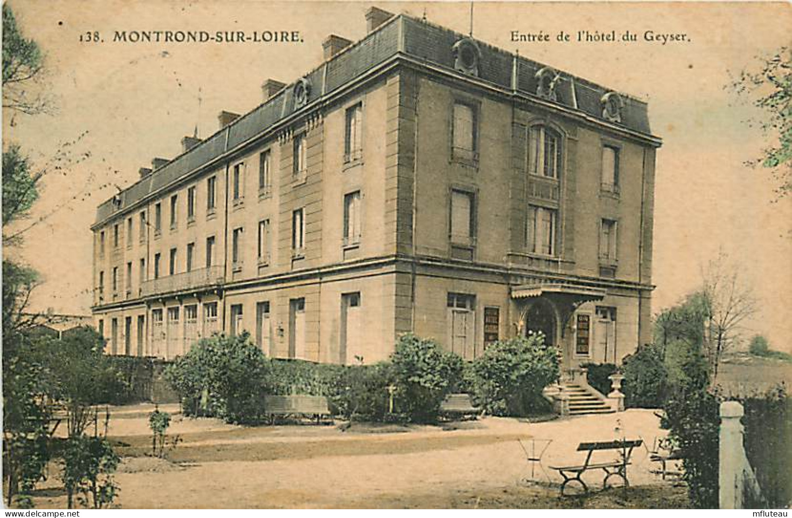 42* MONTROND SUR LOIRE  Hotel Du Geyser                MA93,0091 - Altri & Non Classificati