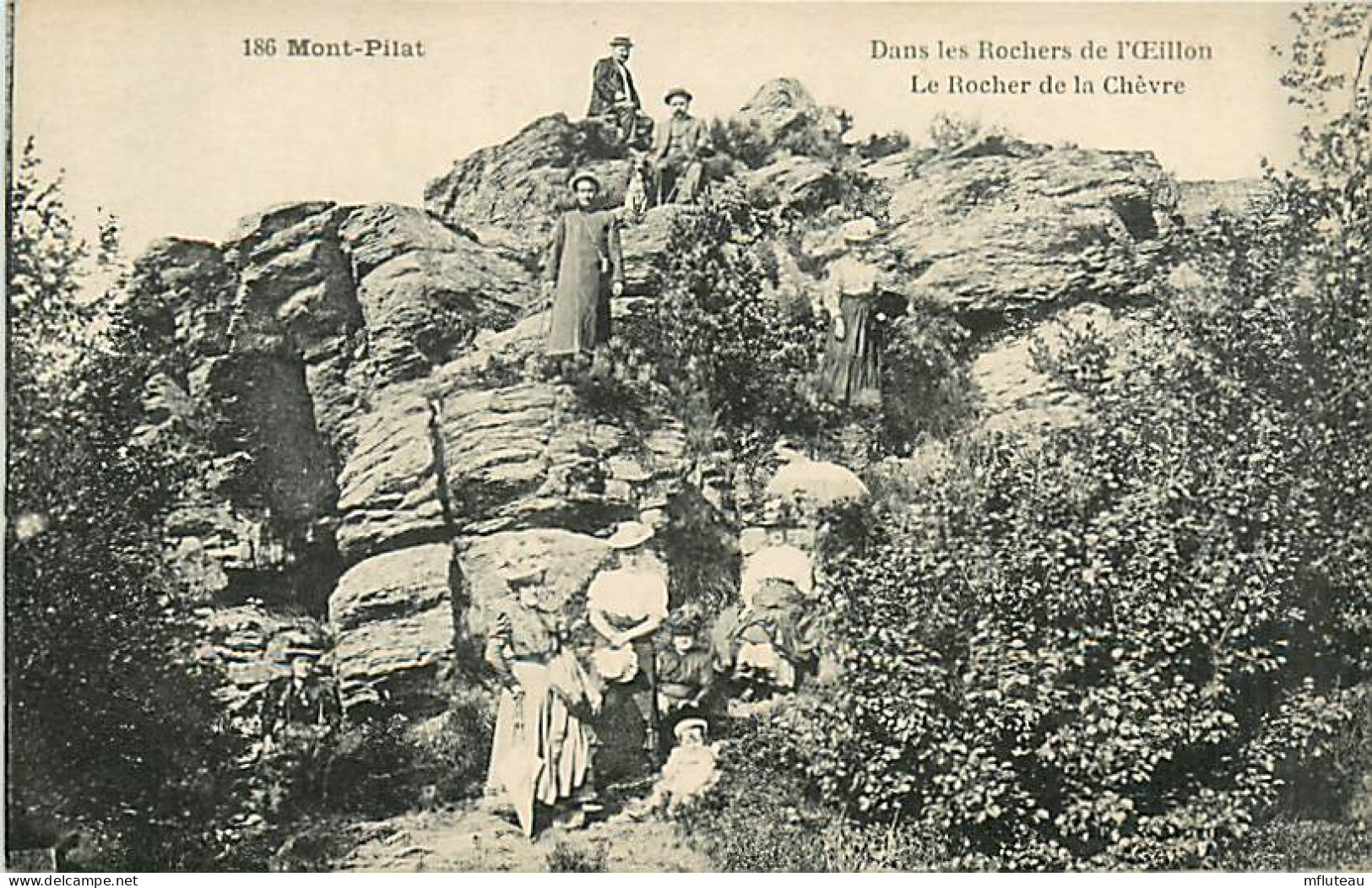 42* MONT PILAT  Roches Oeillon                MA93,0092 - Mont Pilat