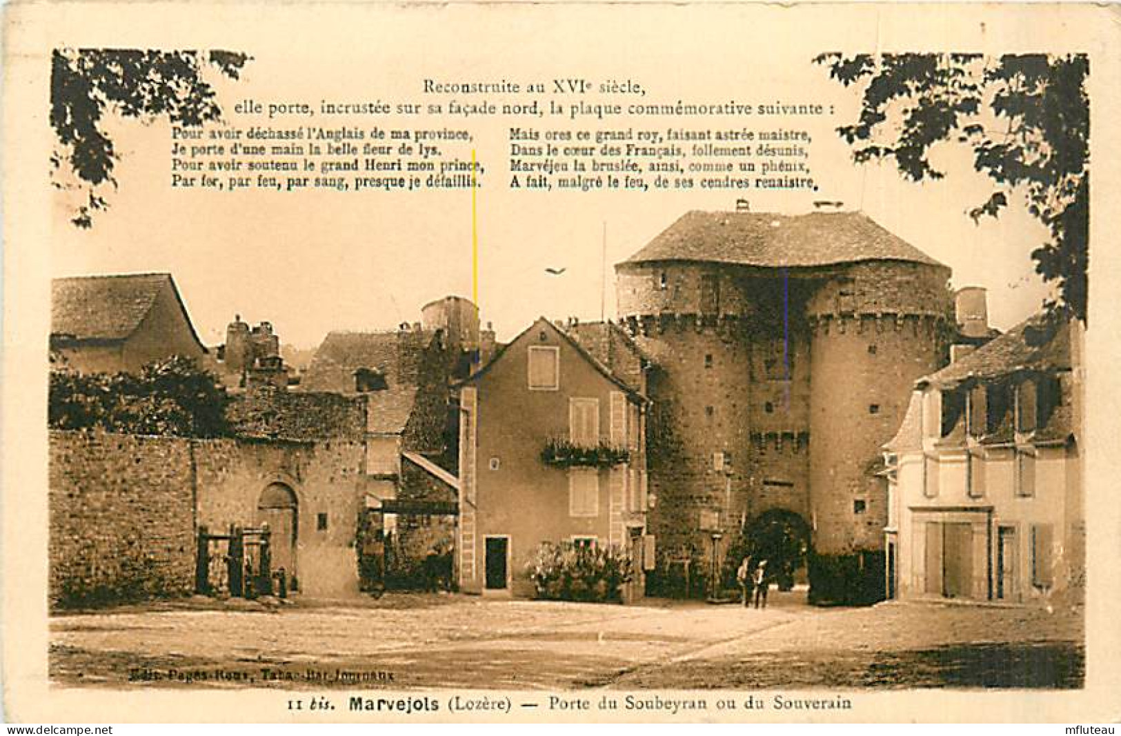 48* MARVEJOLS  Porte Soubeyran                 MA93,1246 - Marvejols