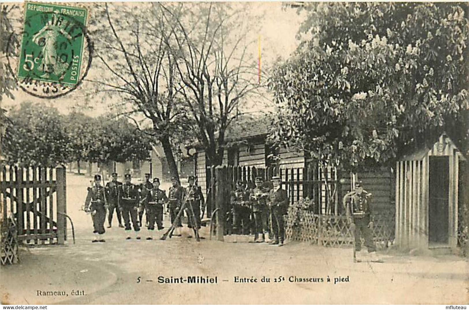 55* ST MIHIEL  Entree 25e Chasseurs A Pied                 MA93,1199 - Saint Mihiel