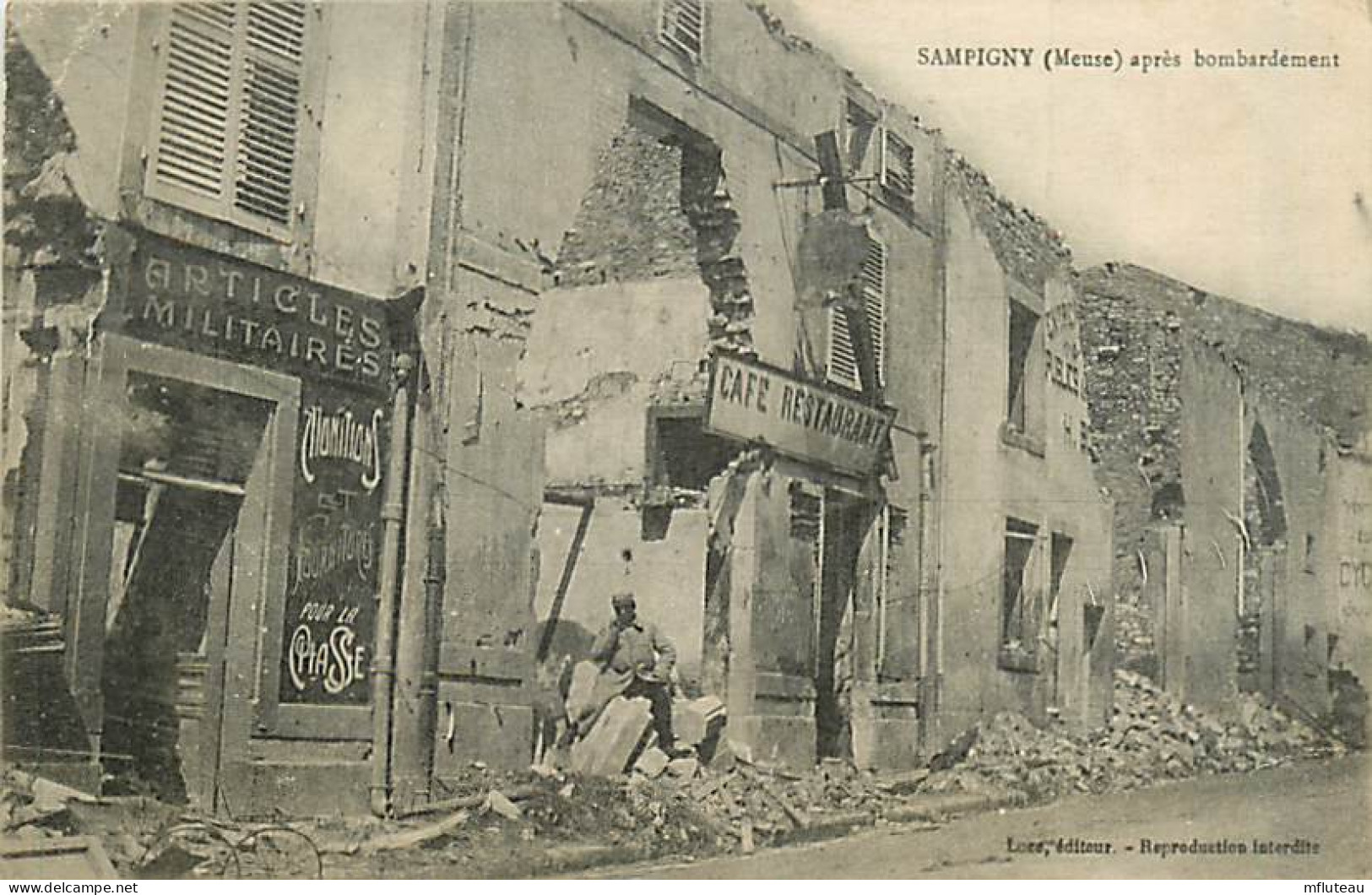 55* SAMPIGNY  Ruines  WW1                 MA93,1174 - Autres & Non Classés