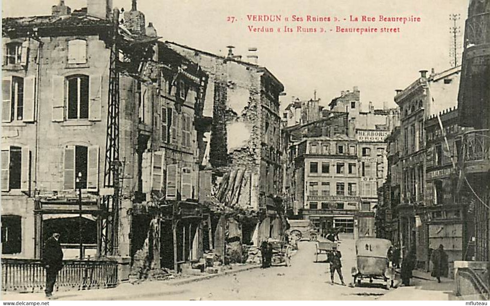 55* VERDUN  Ruines  WW1                 MA93,1169 - Verdun
