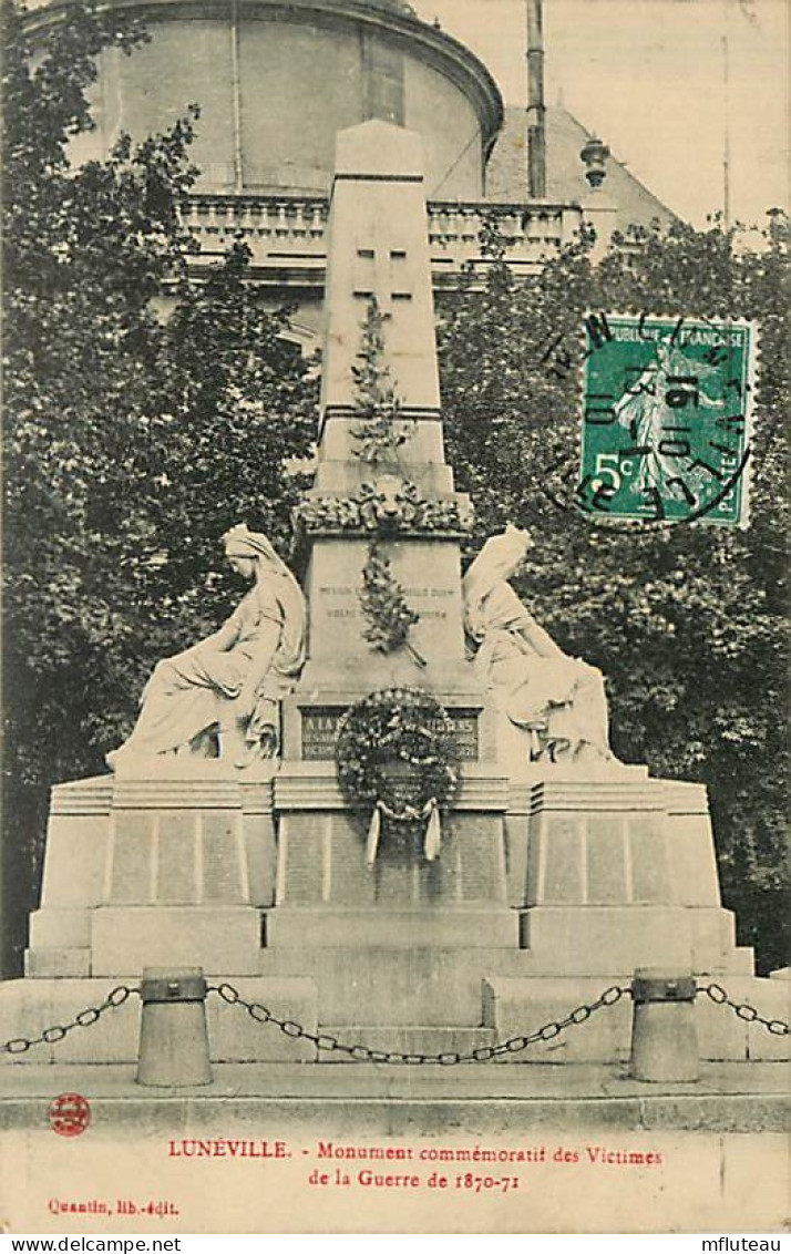 54* LUNEVILLE Monument 1870/71                MA93,1108 - Luneville