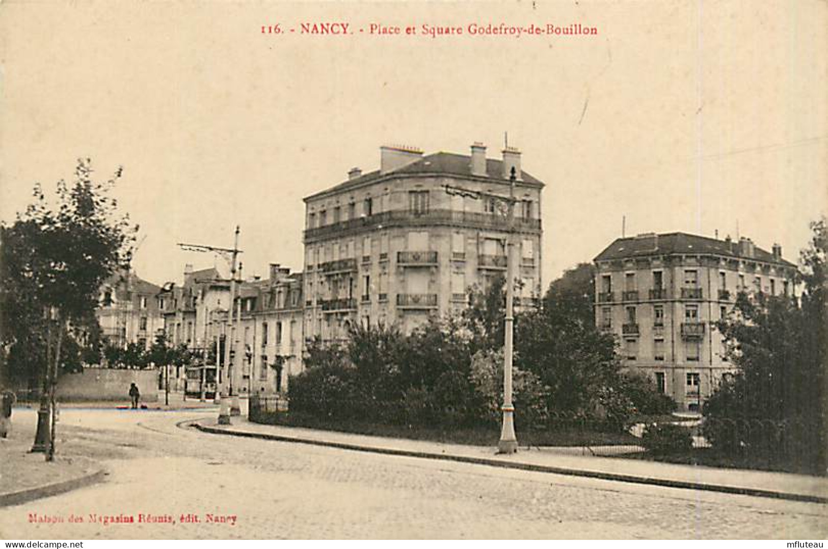 54* NANCY  Place Godefroy De Bouillon                MA93,1069 - Nancy