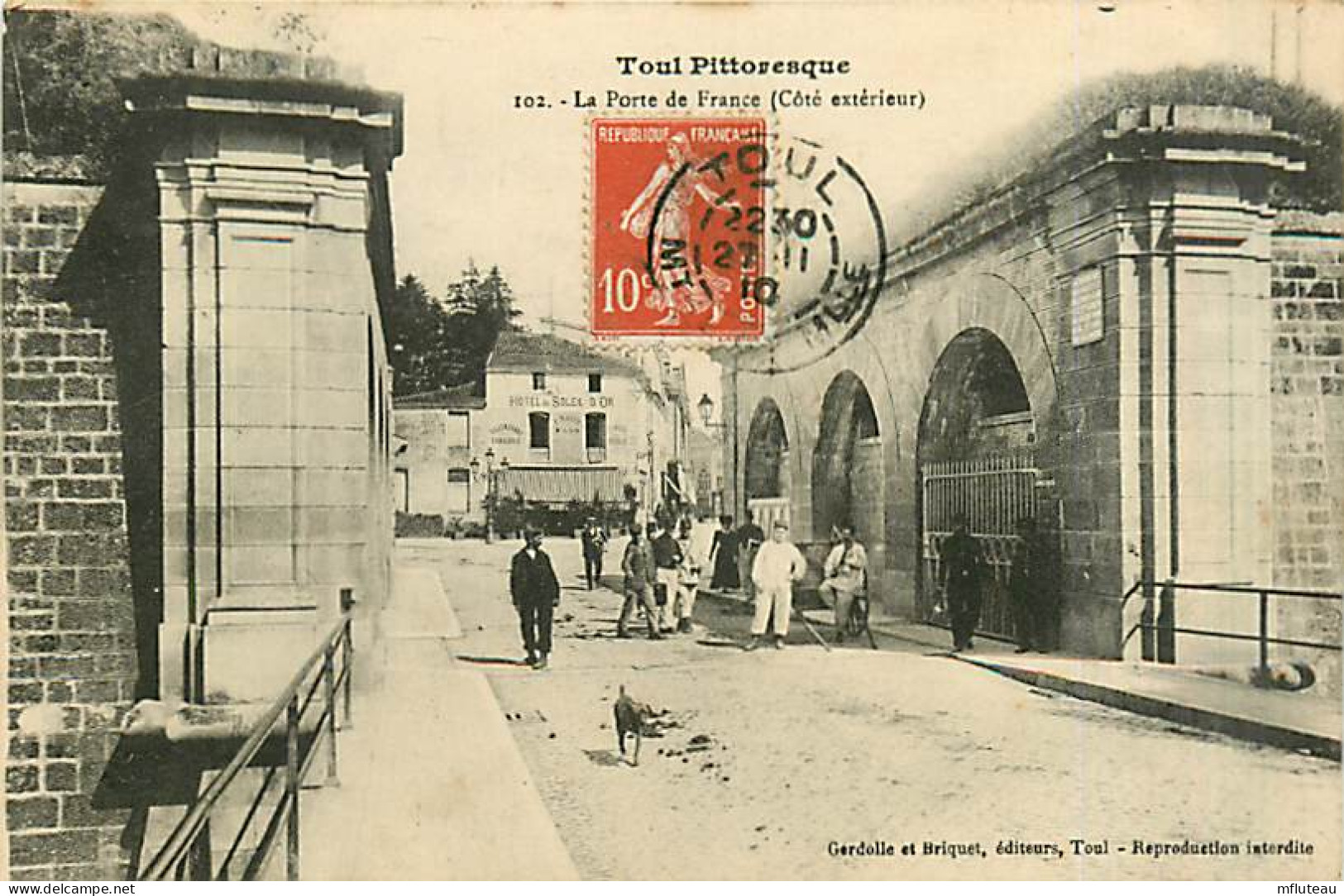 54* TOUL  Porte De France                 MA93,1061 - Toul