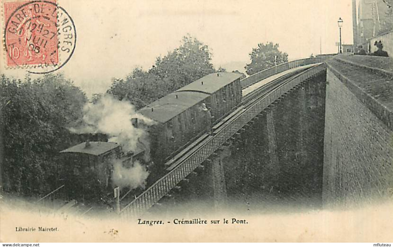 52* LANGRES  Cremaillere Sur Le Pont      MA93,0997 - Langres
