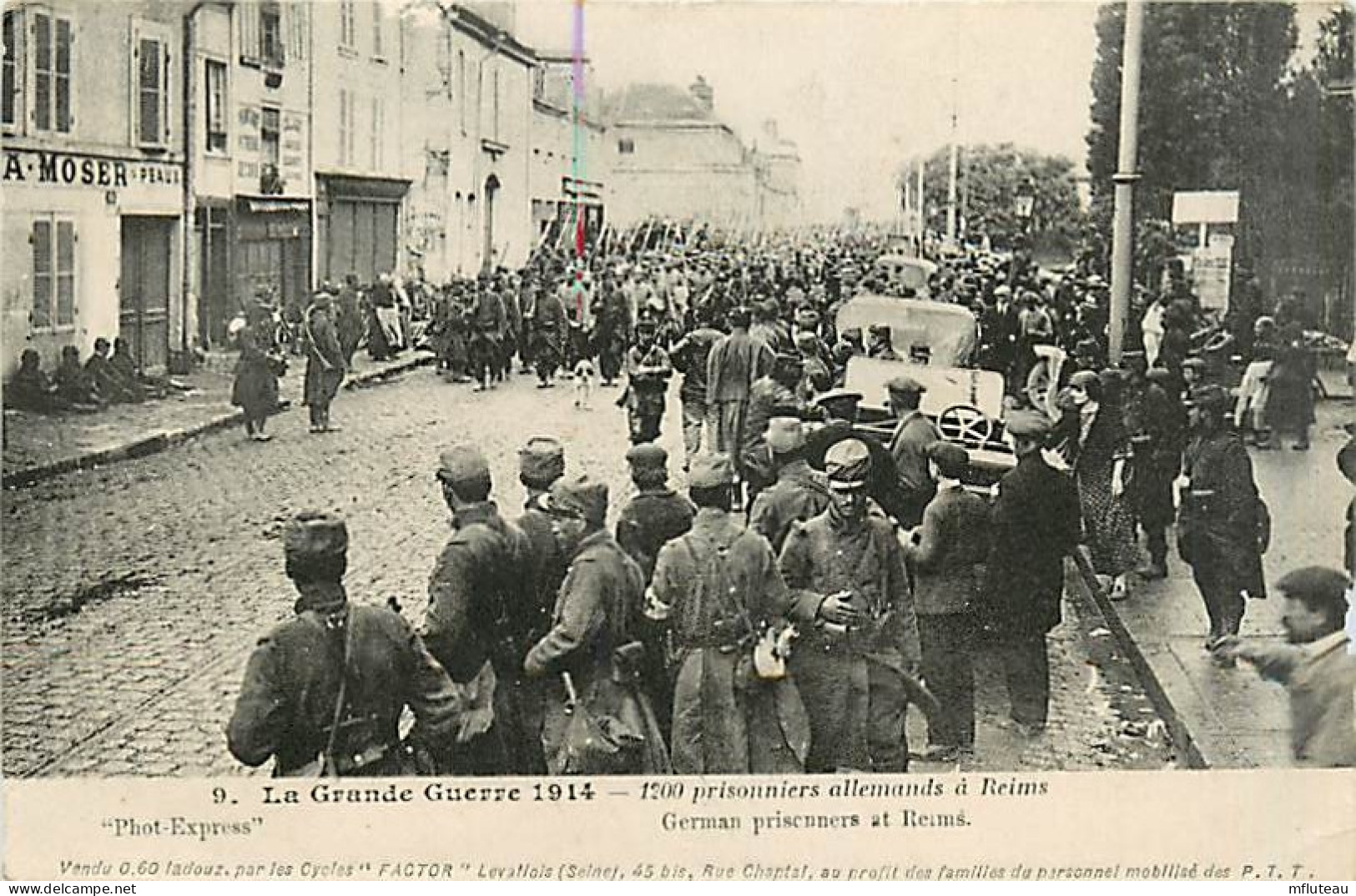 51* REIMS  Prisonniers Allemands WW1                MA93,0912 - Reims