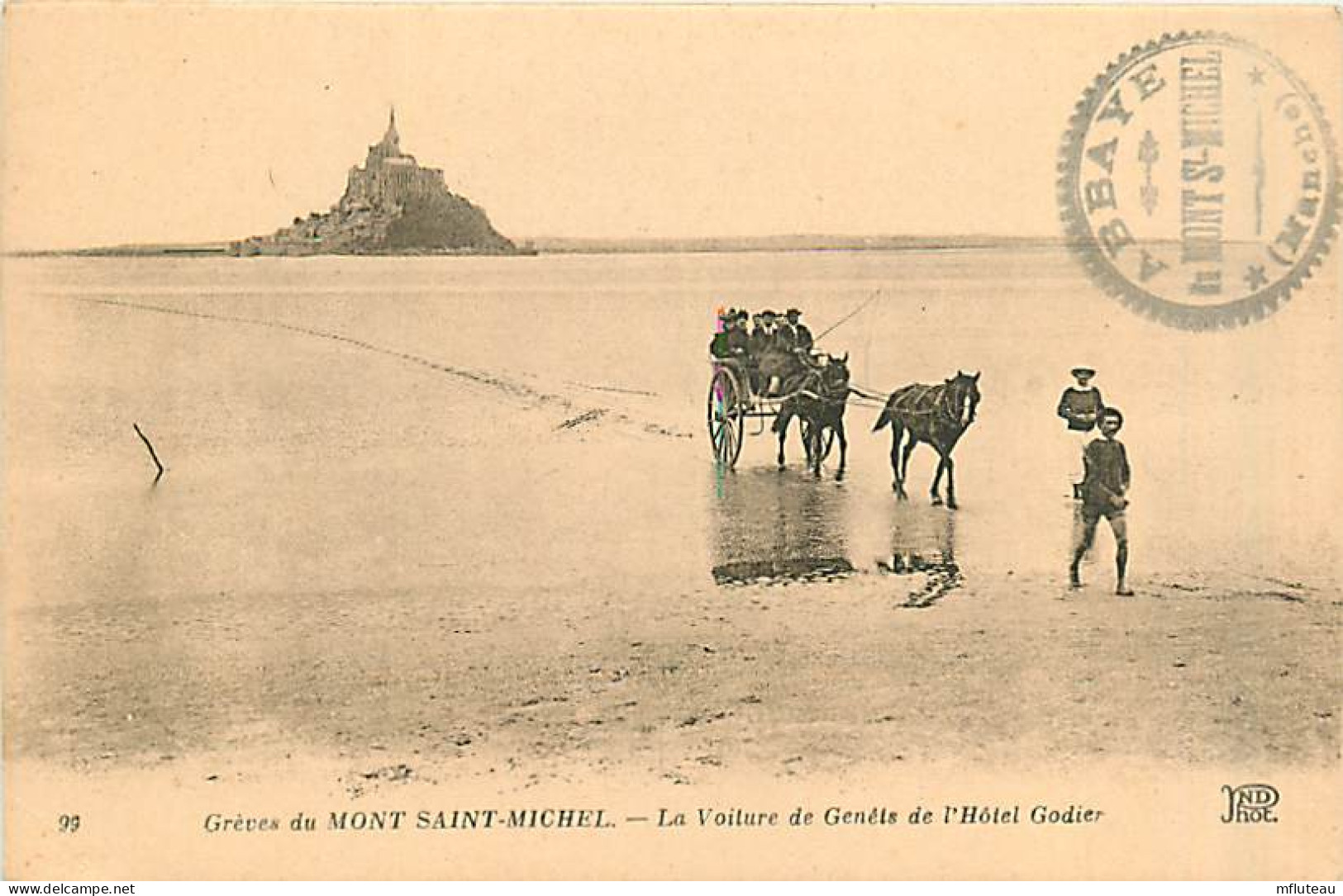 50* MONT ST MICHEL  Voiture De Genets                 MA93,0859 - Le Mont Saint Michel