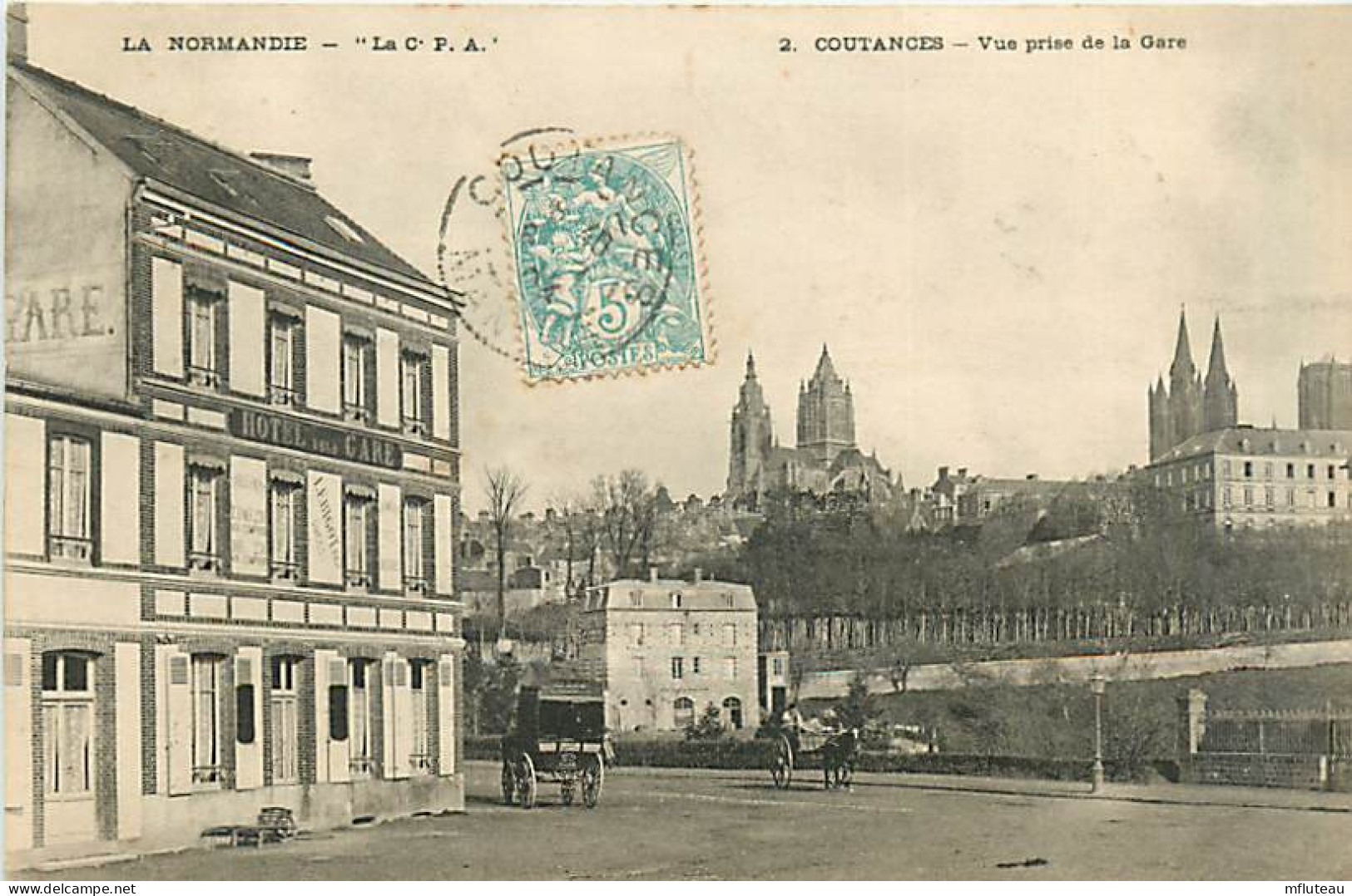 50* COUTANCES  Hotel De La Gare                  MA93,0861 - Coutances