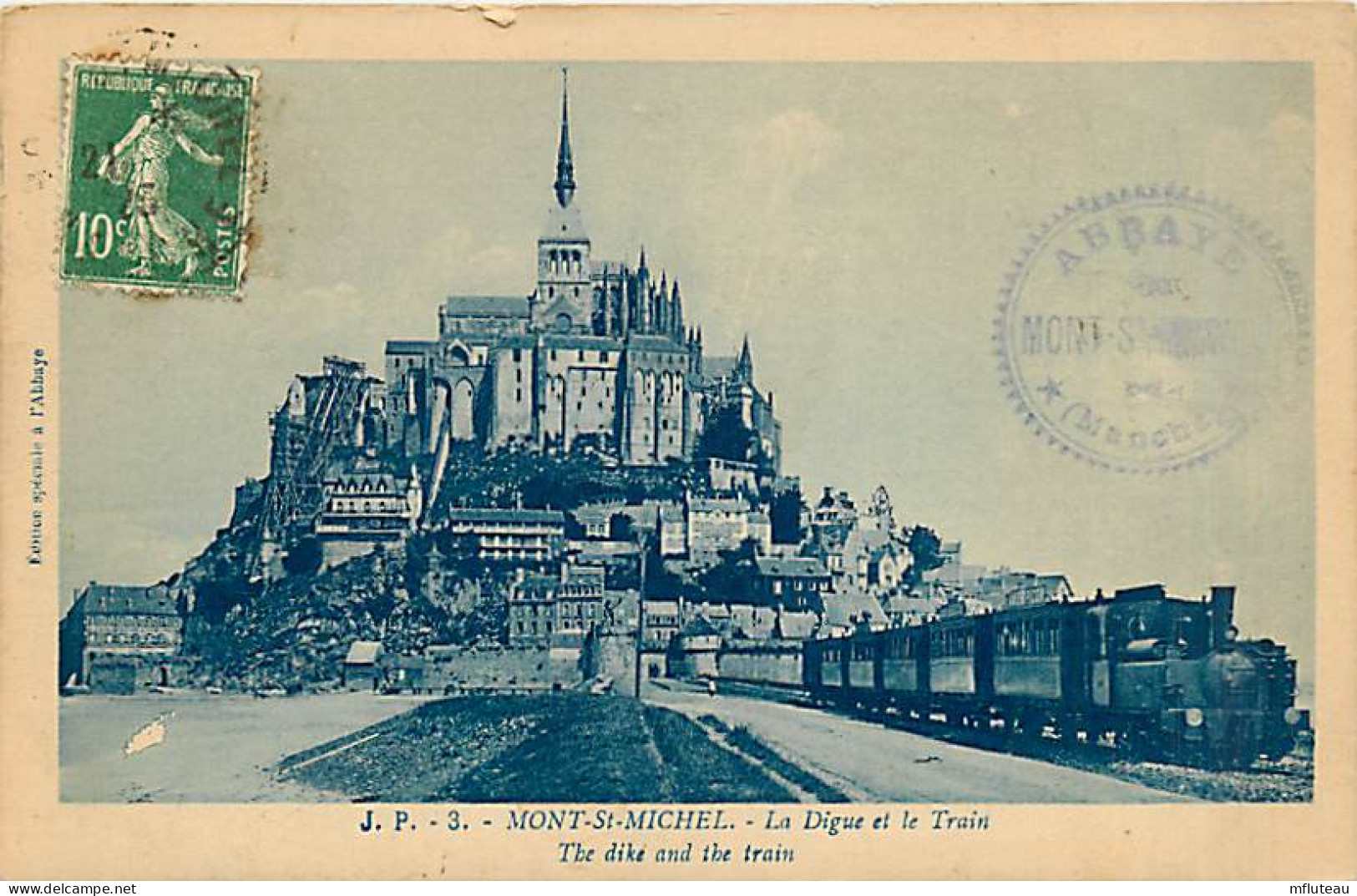 50* MONT ST MICHEL  Train              MA93,0732 - Le Mont Saint Michel