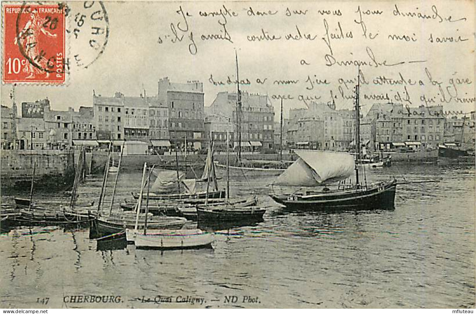 50* CHERBOURG  Quai De Caligny               MA93,0729 - Cherbourg