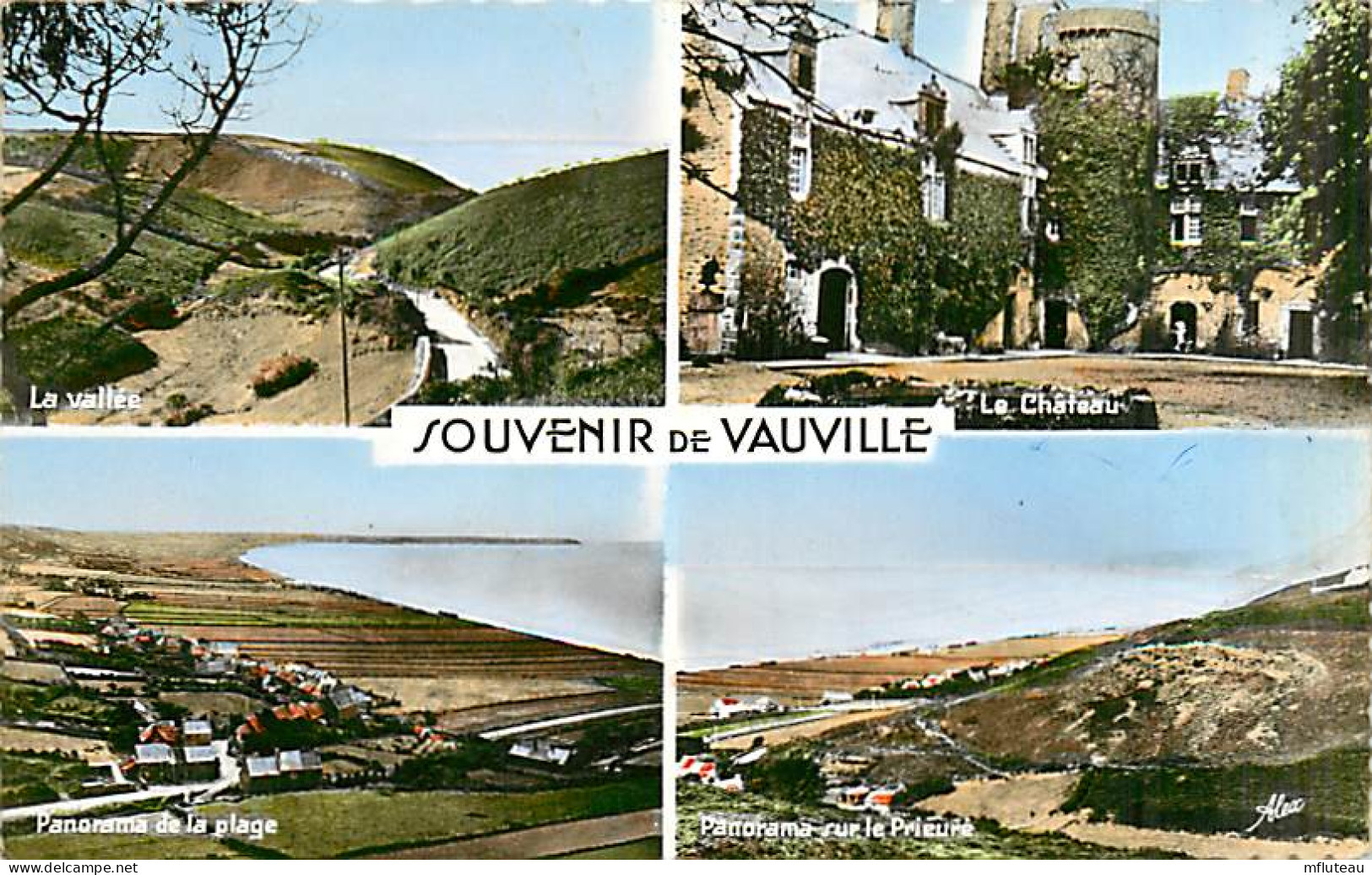 50* VAUVILLE  Multivues  CPSM (petit Format)                MA93,0727 - Autres & Non Classés