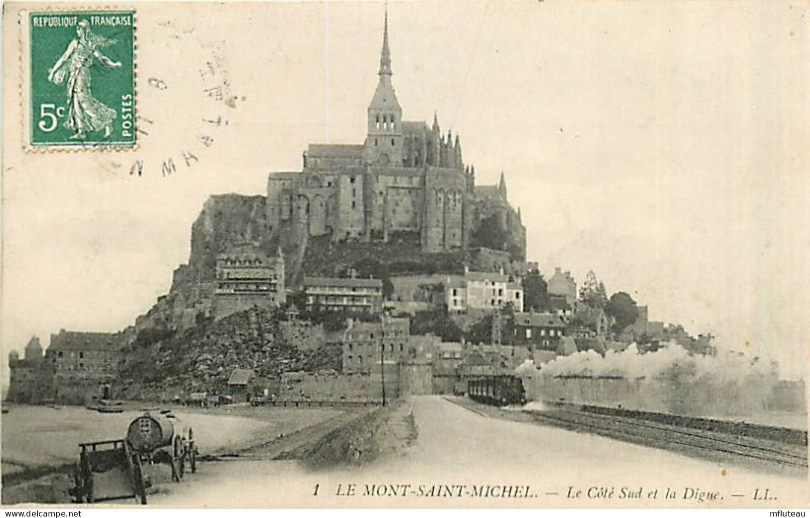 50* MONT ST MICHEL   Digue         MA93,0700 - Le Mont Saint Michel