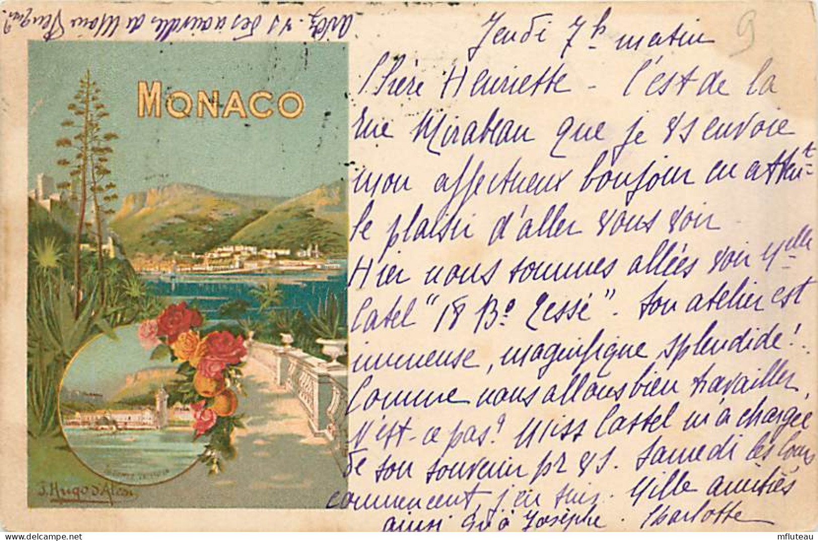 06* MONACO   Illustree H. D Alesi             MA94,0454 - Autres & Non Classés