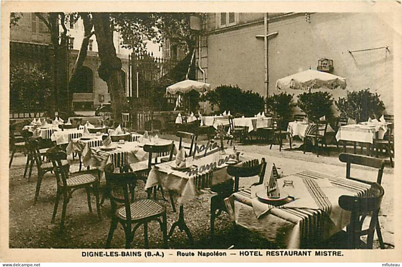 04* DIGNE LES BAINS  Hotel Mistre                MA94,0390 - Digne