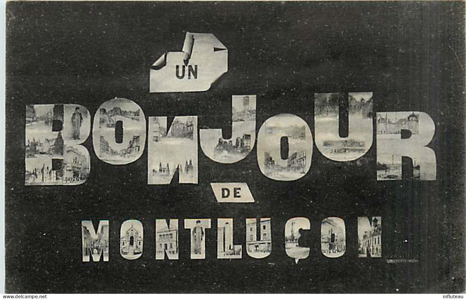 03* MONTLUCON Un Bonjour   MA94,0343 - Montlucon