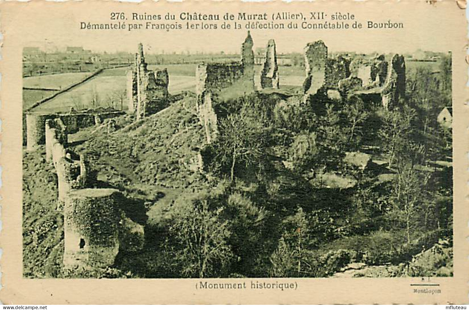 03* MURAT  Ruines Chateau                 MA94,0252 - Andere & Zonder Classificatie