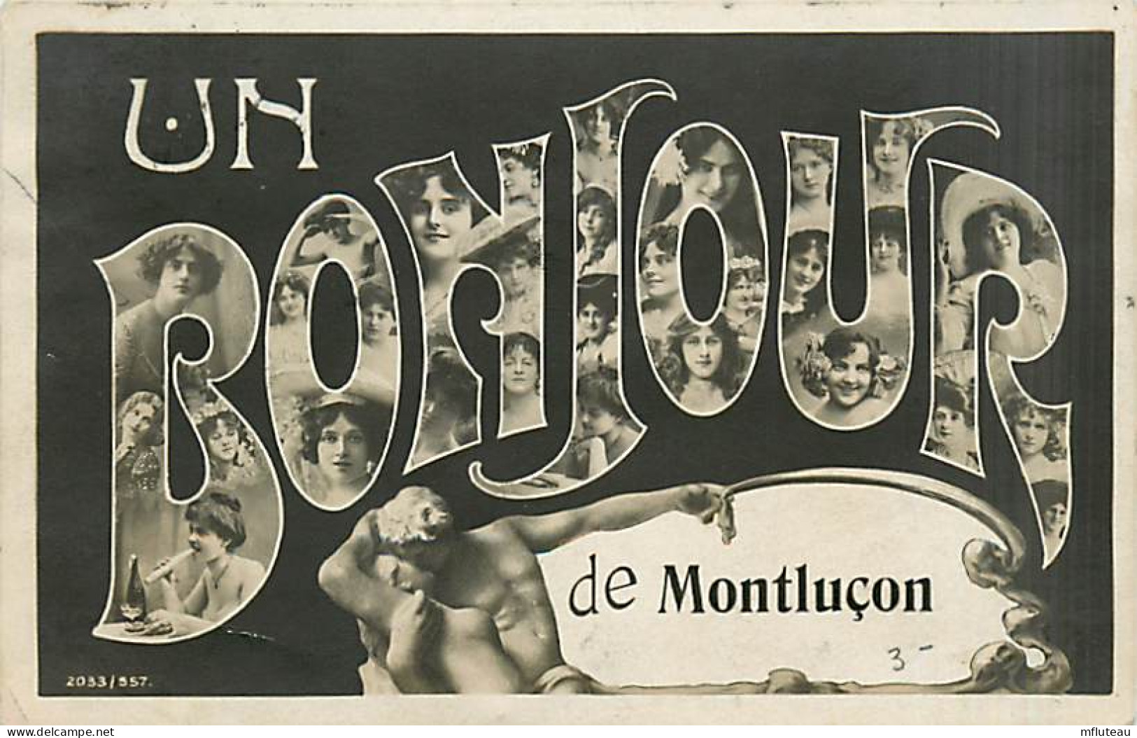 03* MONTLUCON  Un Bonjour                 MA94,0238 - Montlucon