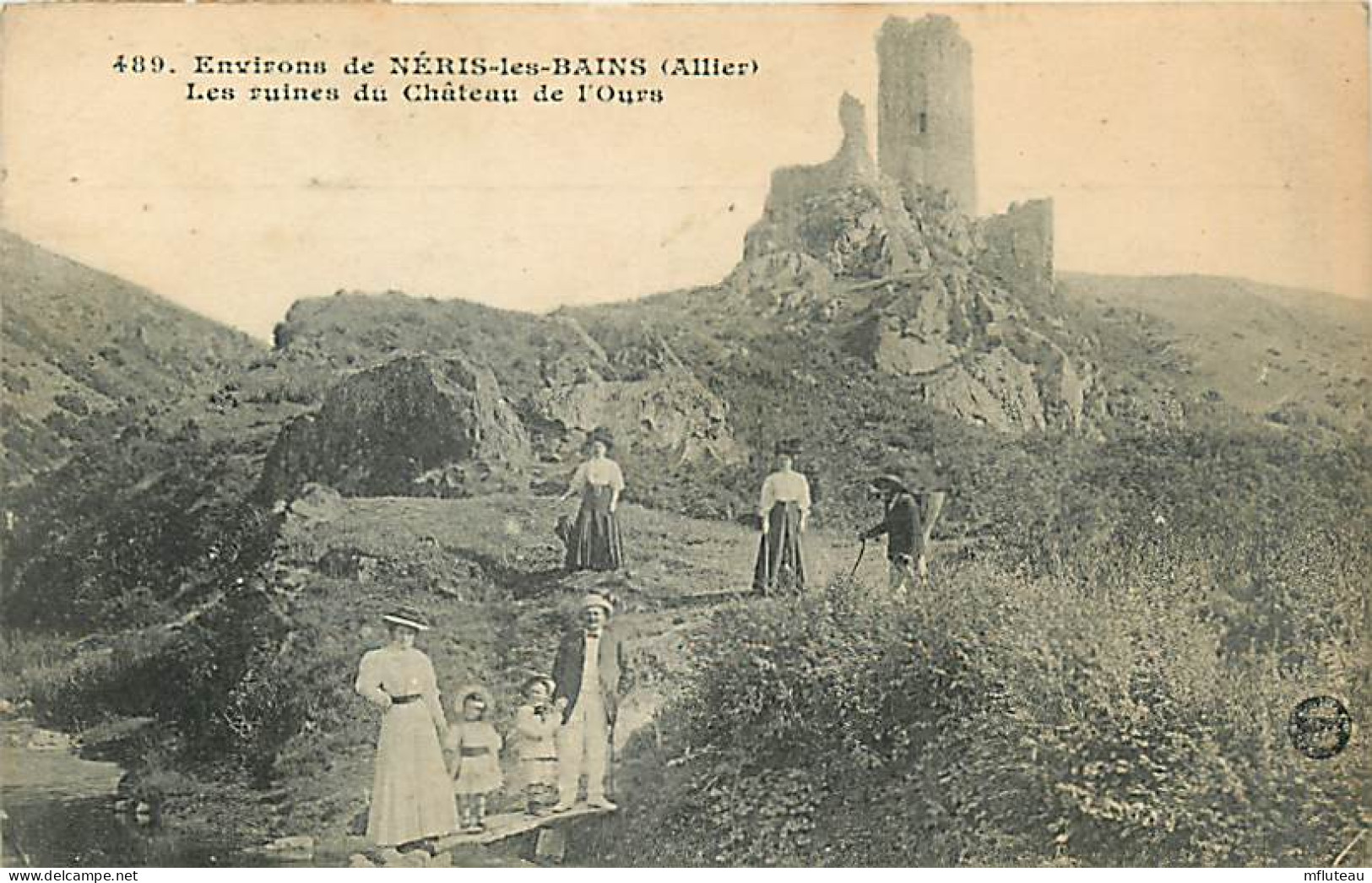 03* NERIS LES BAINS  Runes Chateau De L Ours                 MA94,0201 - Neris Les Bains