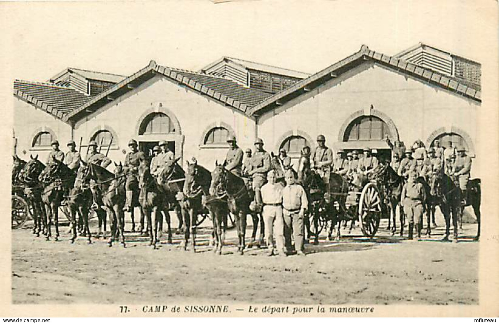 02* SISSONNE Camp  Depart Manuvres                 MA94,0167 - Sissonne