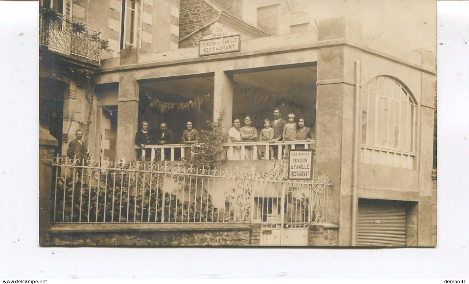 Carte Photo - Côtes D'Armor ? - Pension De Famille Les Acacias - Photo Sam-Play St Quay-Portrieux - Propriétaire BAQUET - Sonstige & Ohne Zuordnung