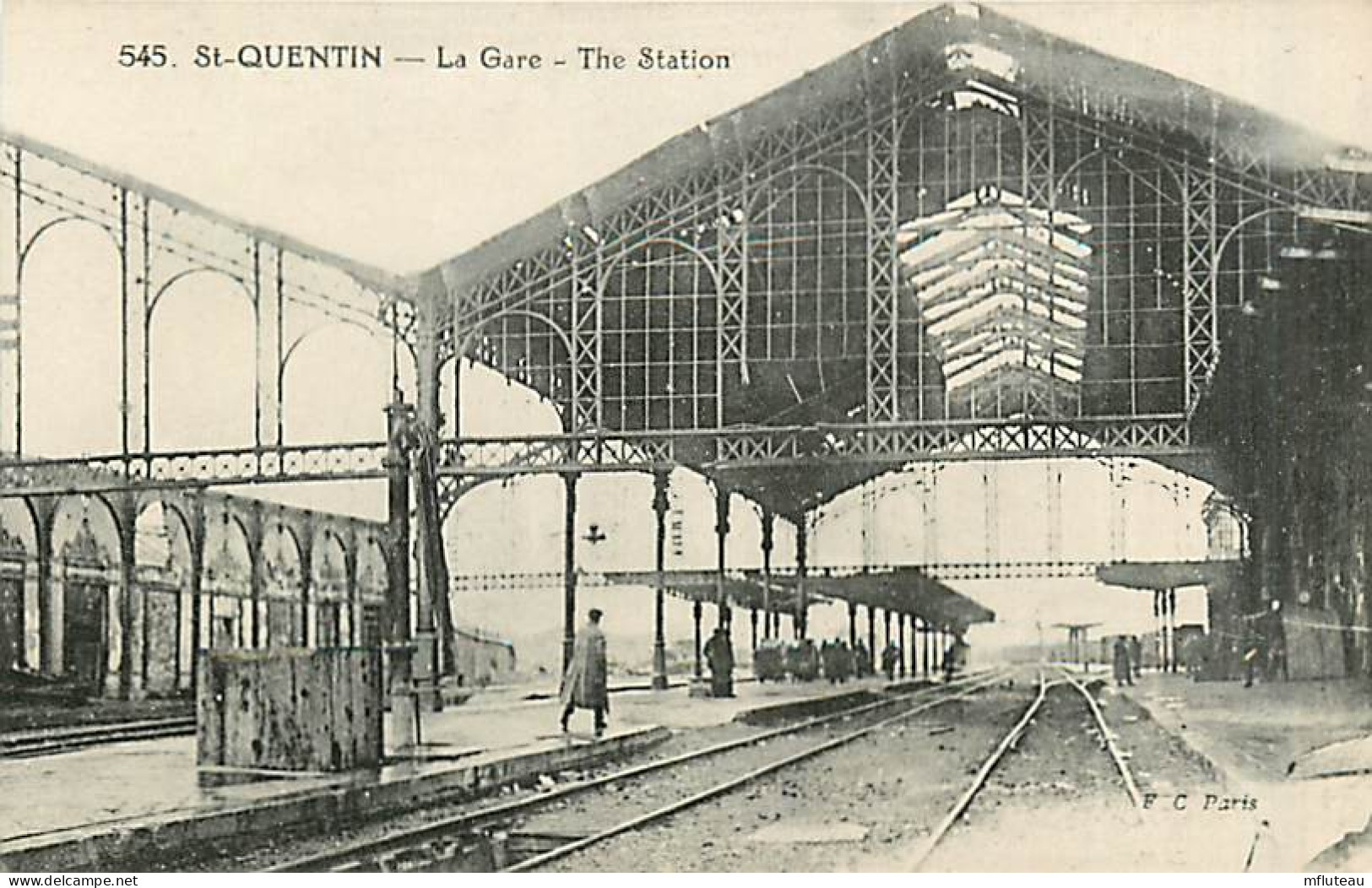 02* ST QUENTIN  La Gare                  MA94,0160 - Saint Quentin