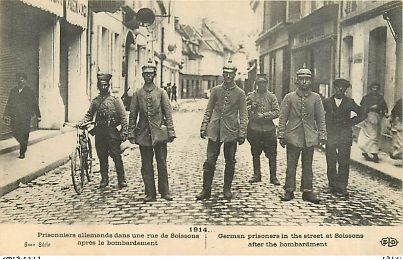 02* SOISSONS  Prisonniers Allemands WW1                MA94,0111 - Soissons