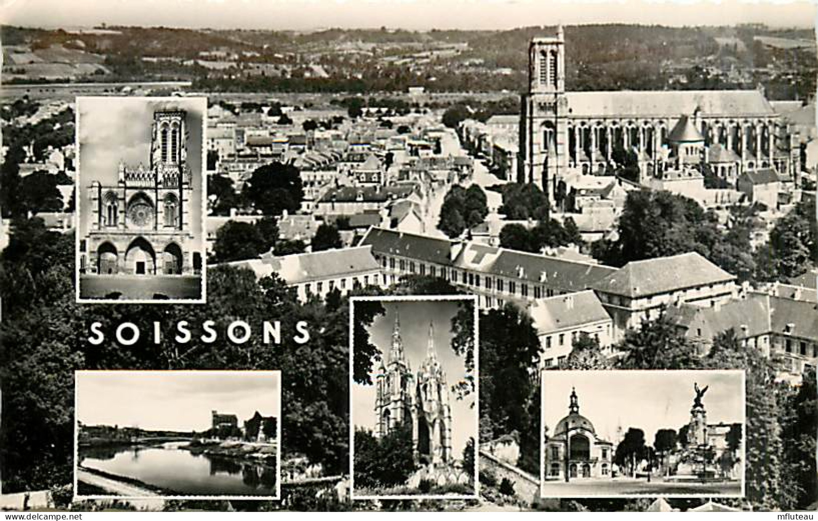 02* SOISSNS  Multivues   CPSM(petit Format)                MA94,0107 - Soissons