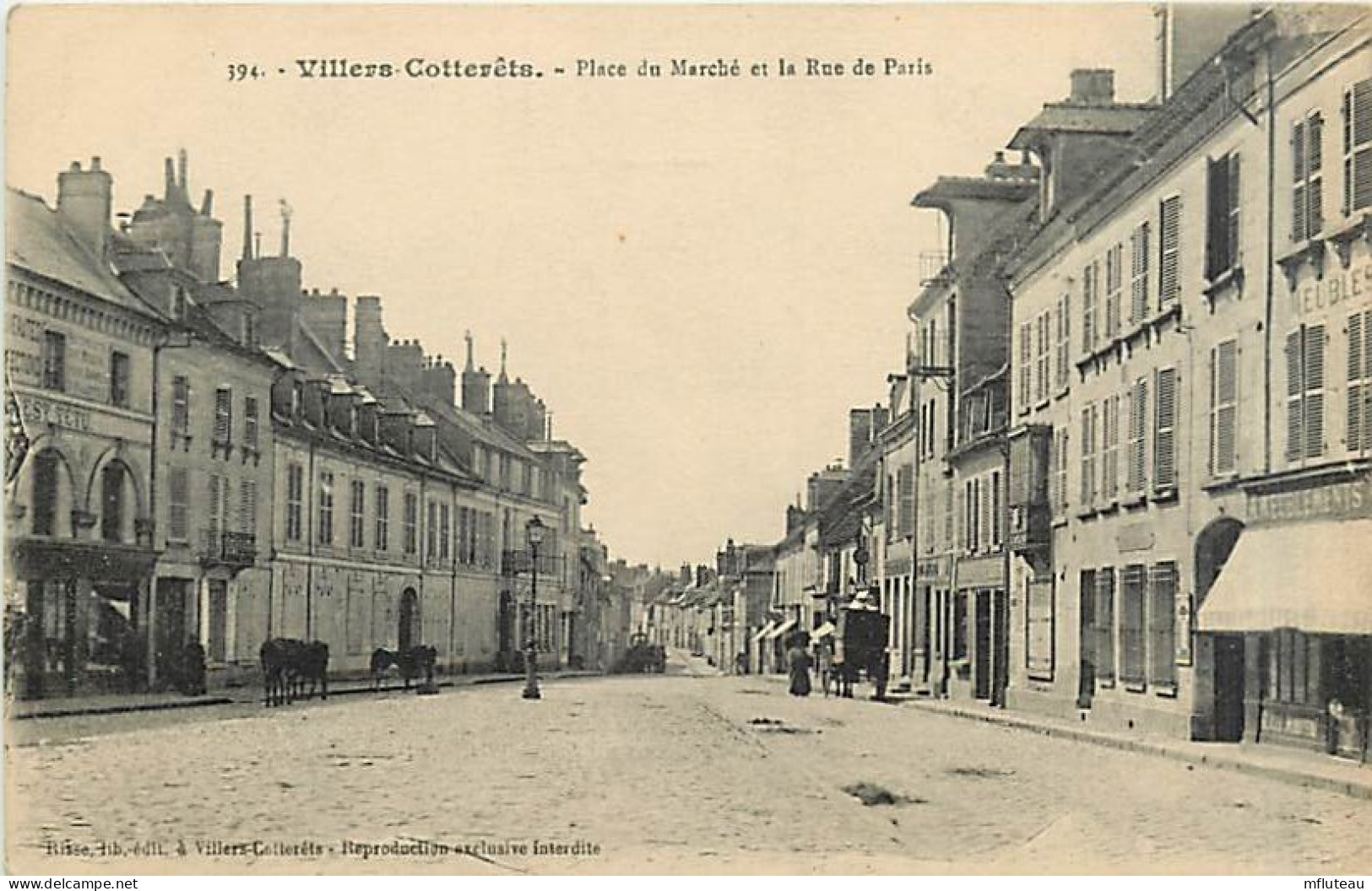 02* VILLERS COTTERETS Place Du Marche            MA94,0084 - Villers Cotterets