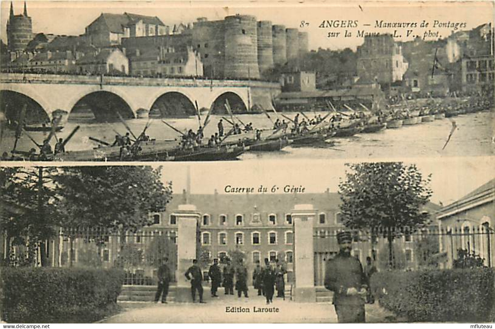 49* ANGERS  Pontage -   6e RG          MA93,1287 - Angers