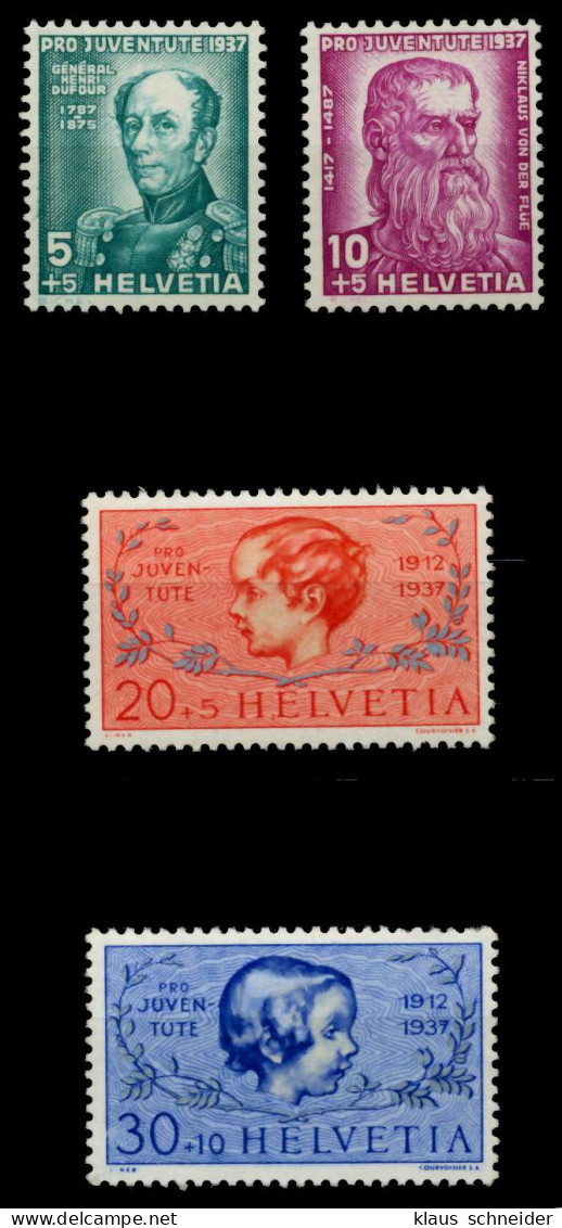 SCHWEIZ PRO JUVENTUTE Nr 314-317 Postfrisch X73CE8A - Ungebraucht