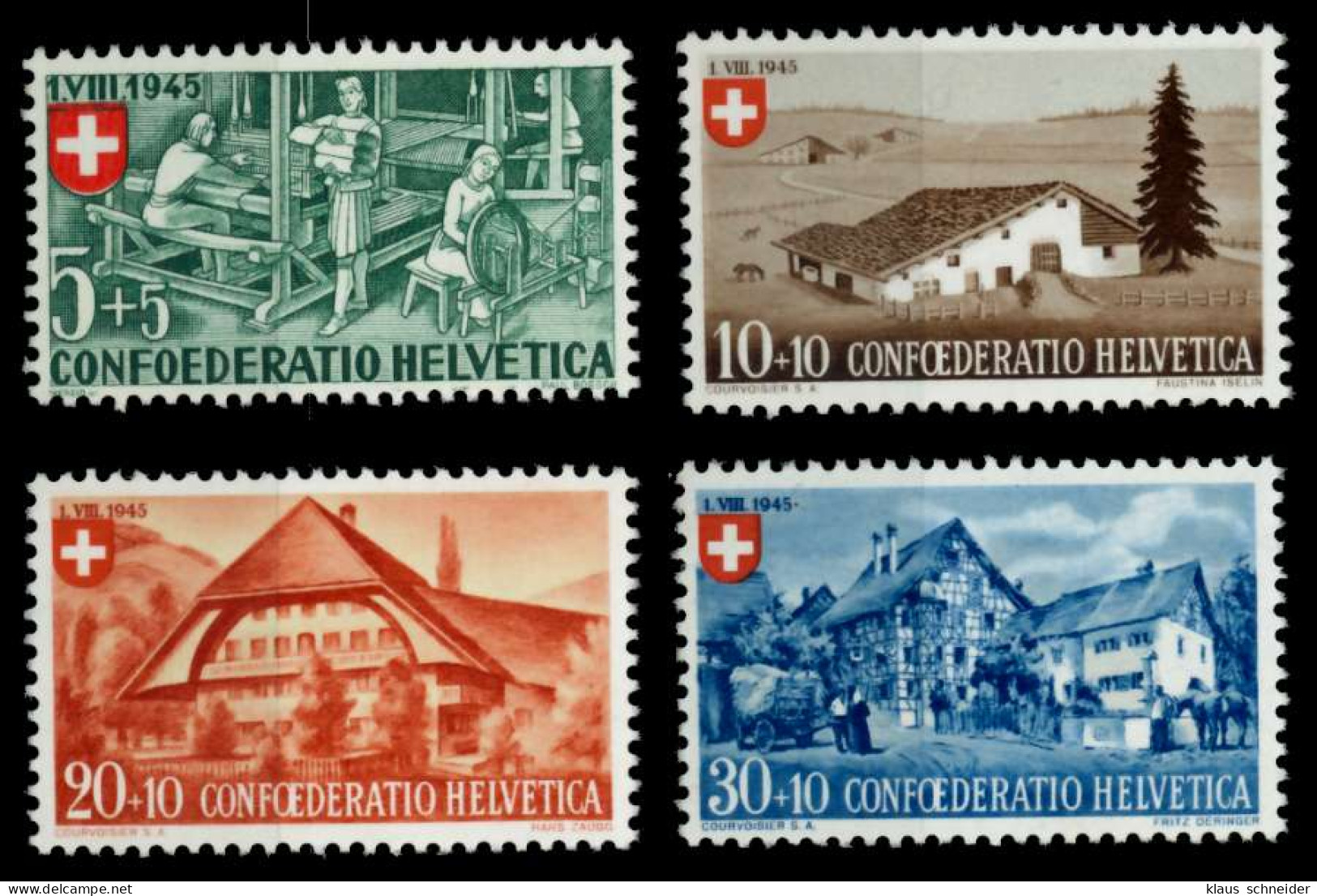 SCHWEIZ PRO PATRIA Nr 460-463 Postfrisch X73CEE2 - Unused Stamps