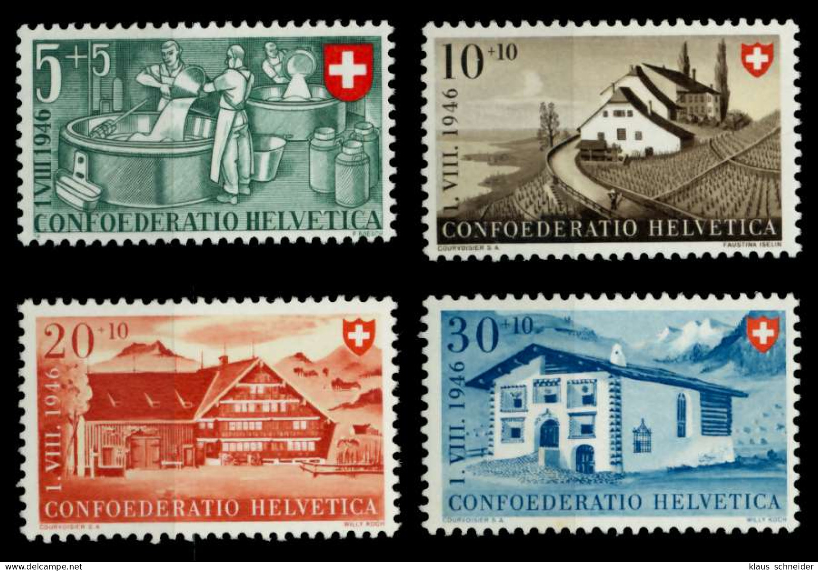 SCHWEIZ PRO PATRIA Nr 471-474 Postfrisch X73CEFA - Unused Stamps