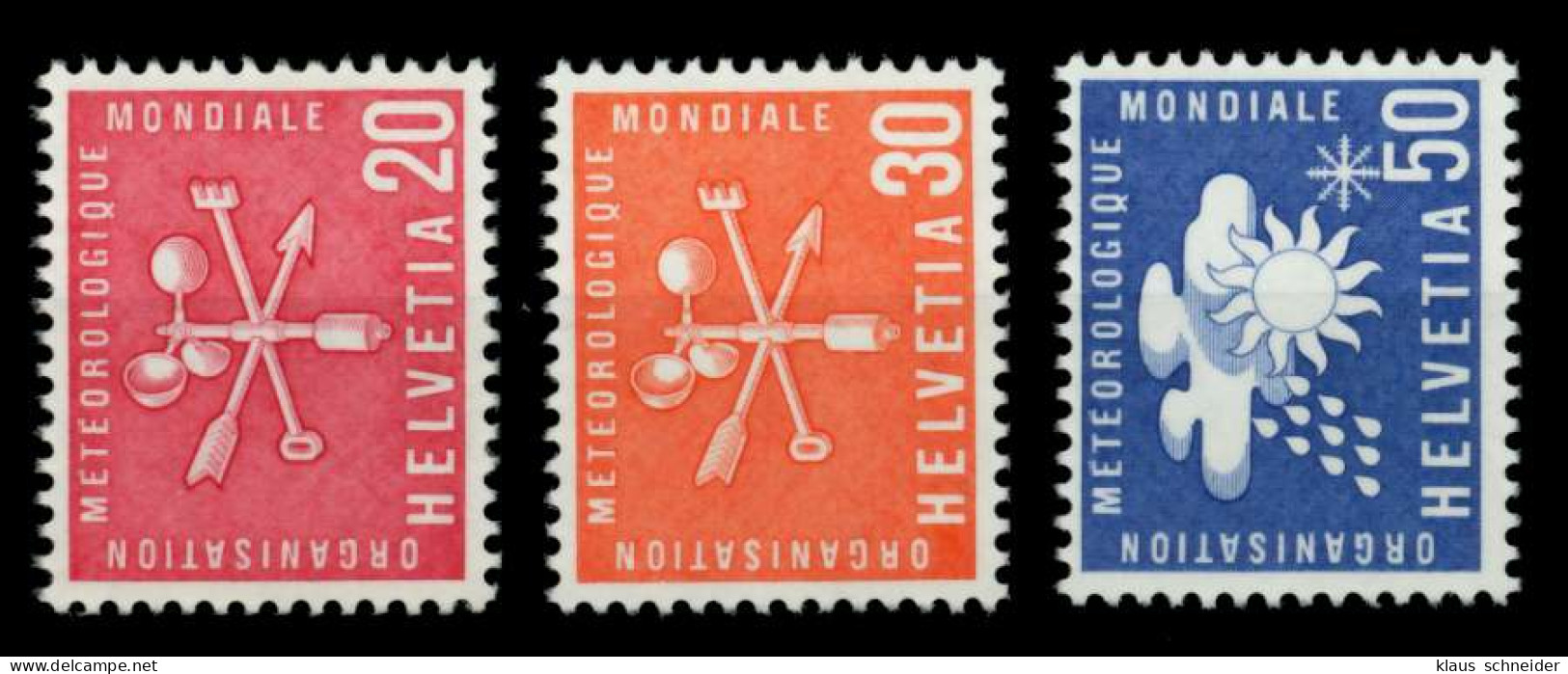 SCHWEIZ-OMM Nr 7-9 Postfrisch X73F052 - Andere & Zonder Classificatie