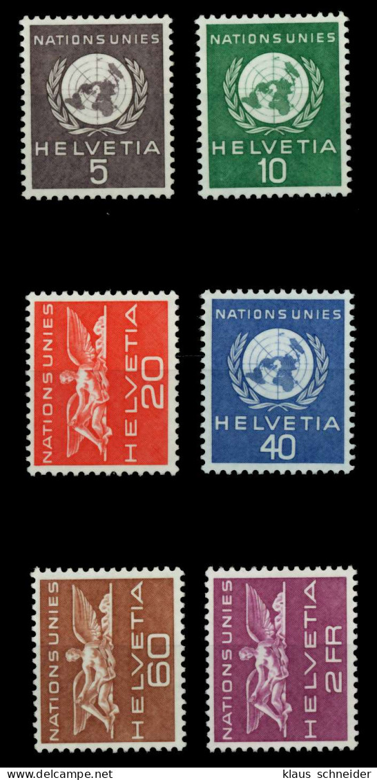 SCHWEIZ-ONU Nr 22-27 Postfrisch X73F086 - Altri & Non Classificati