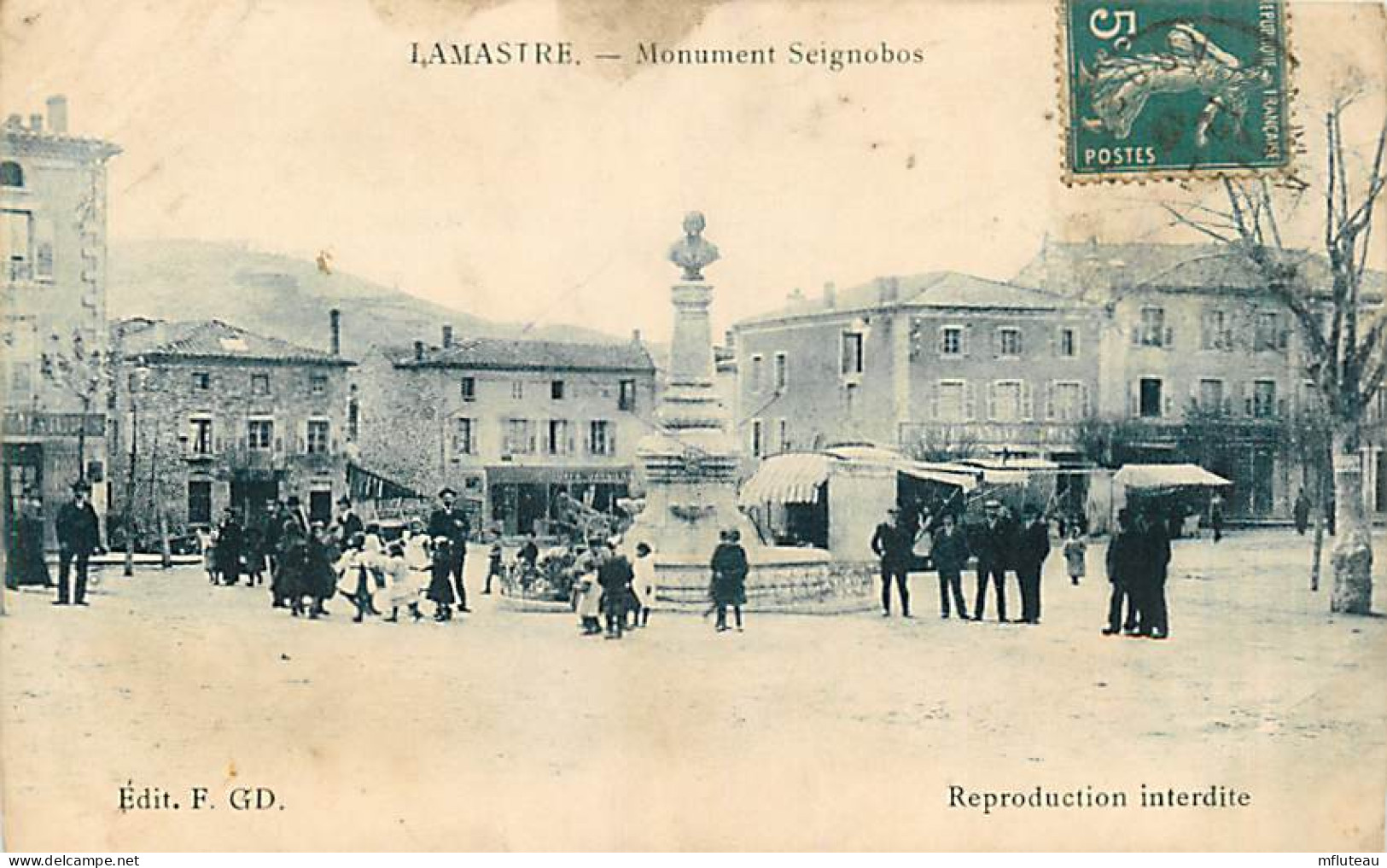 07* LAMASTRE  Monument Seignobas                MA94,0695 - Lamastre