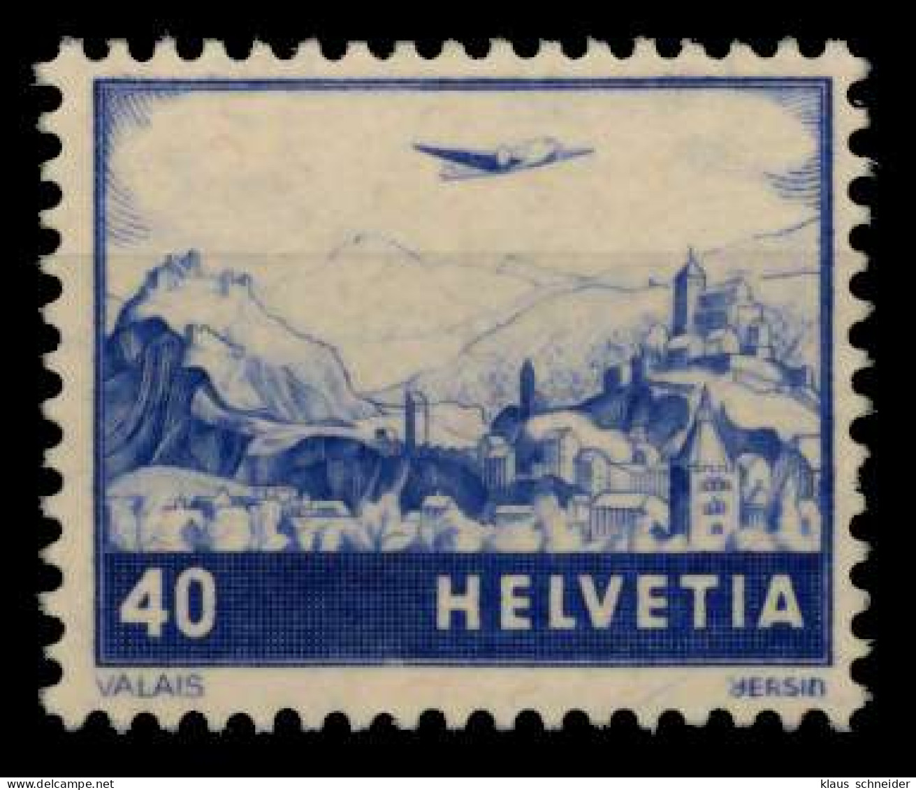 SCHWEIZ FLUGMARKEN Nr 507a Postfrisch X73F2CA - Unused Stamps