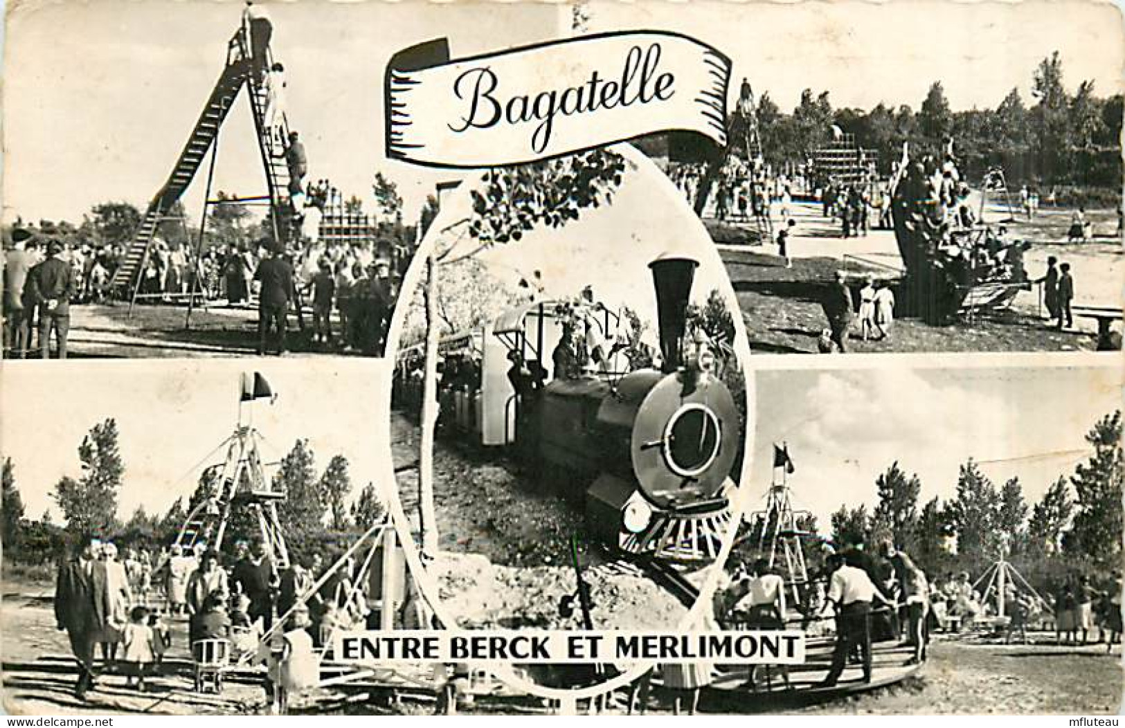 62* BERCK PLAGE  «   Bagatelle »  Multivues  (CPSM Petit Format)                MA95,0220 - Berck