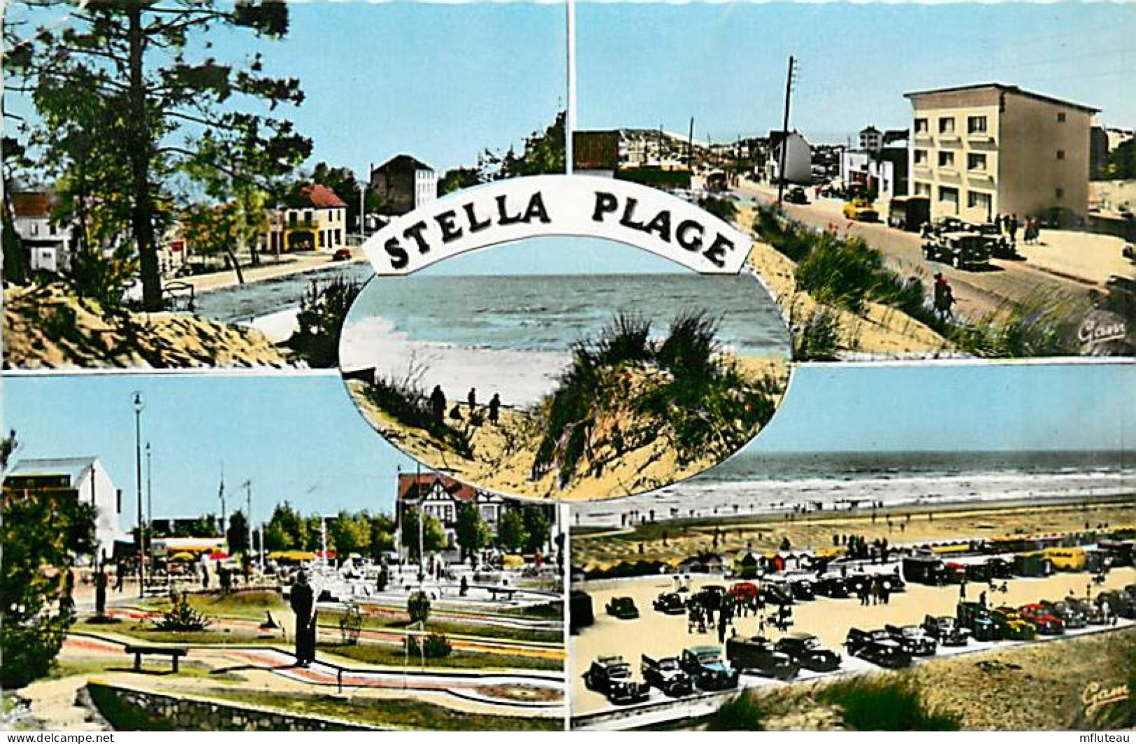 62* STELLA PLAGE  Multivues  (CPSM Petit Format)                  MA95,0209 - Andere & Zonder Classificatie