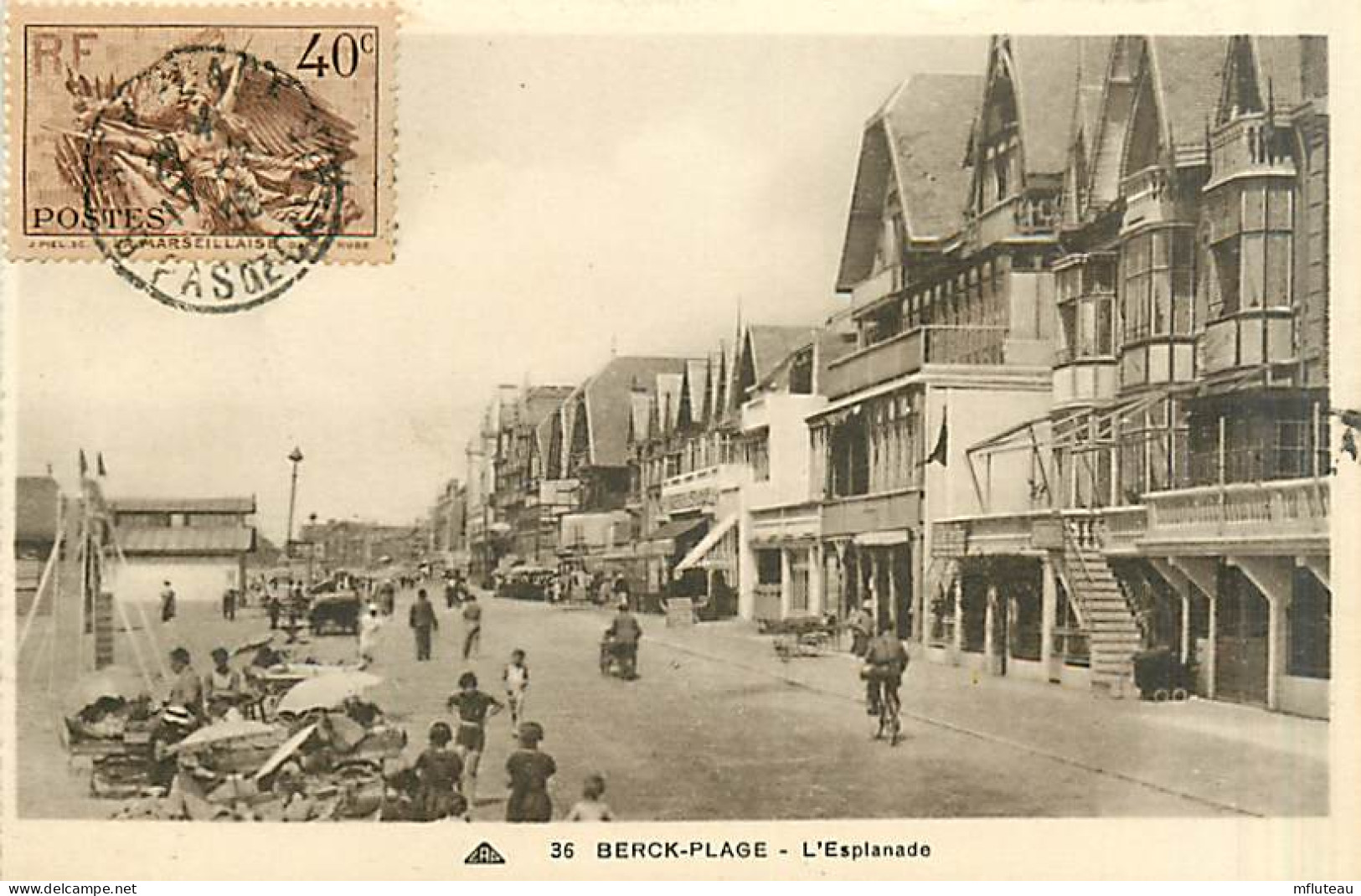 62* BERCK PLAGE  Esplanade                 MA95,0148 - Berck