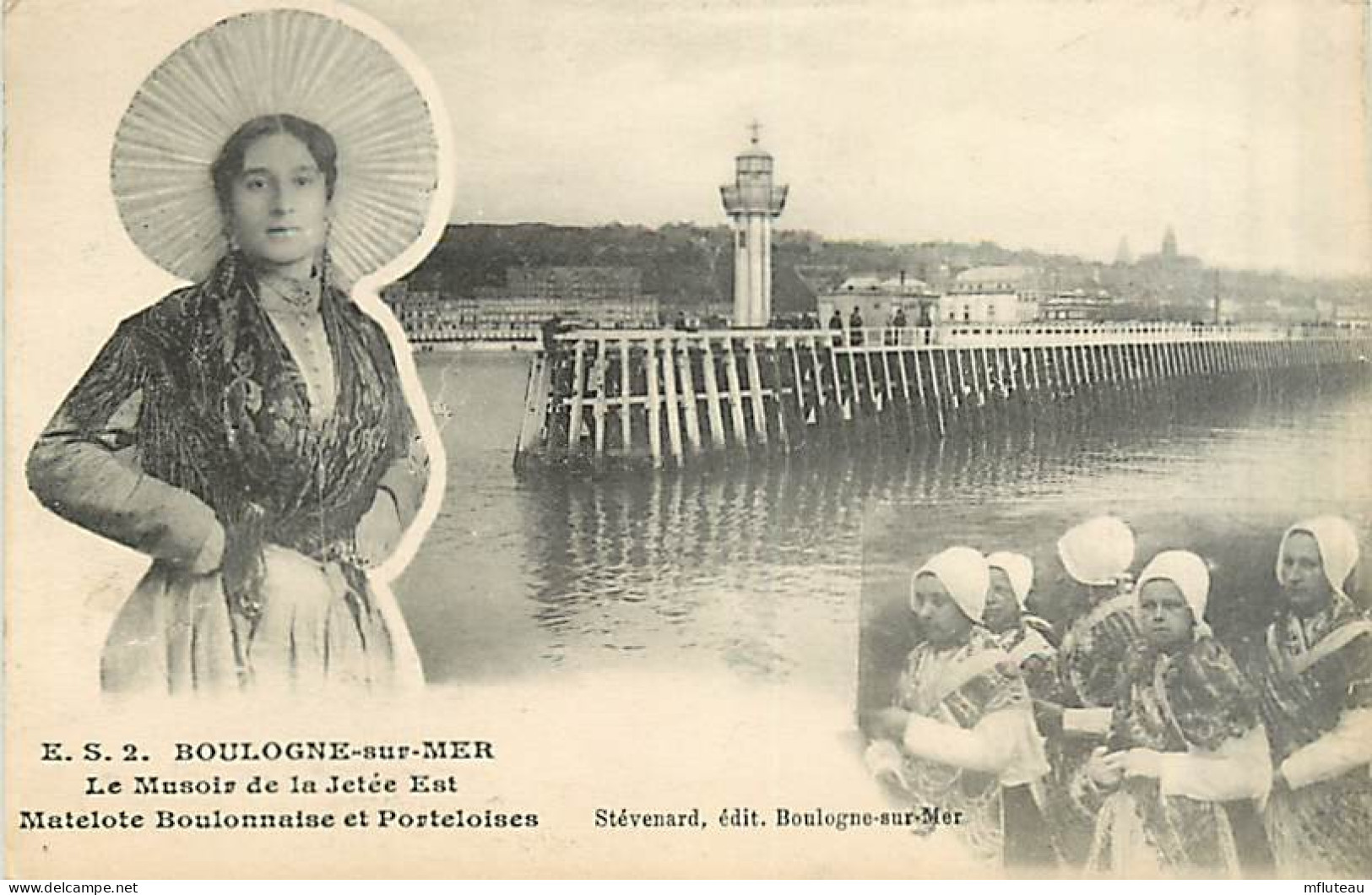 62* BOULOGNE SUR MER  Jetee Et Costumes                  MA95,0123 - Boulogne Sur Mer