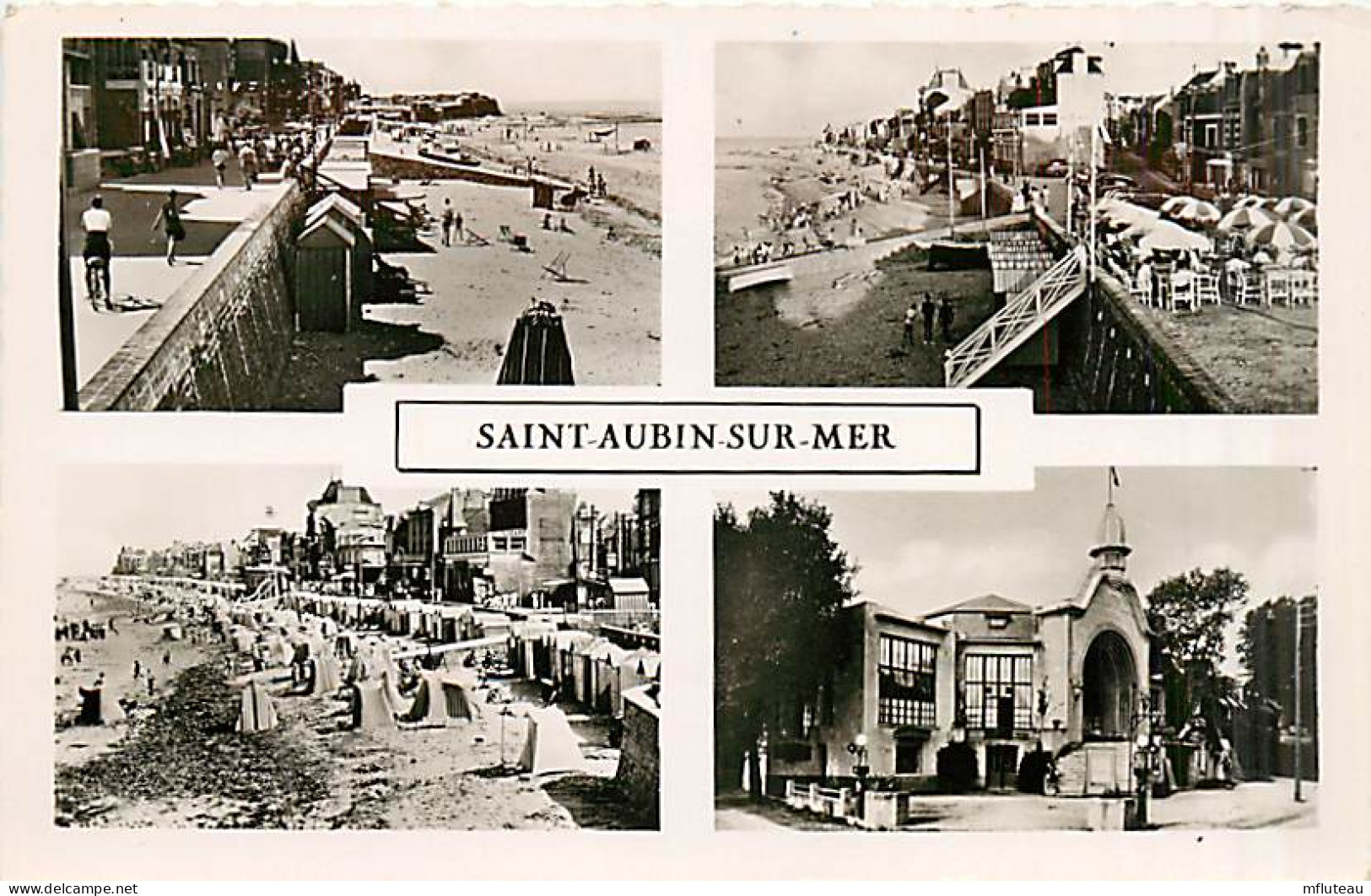 14* ST AUBIN  Sr Mer  Multivues  (CPSM Petit Format)                   MA95,0060 - Saint Aubin