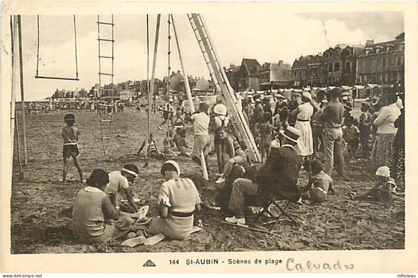 14* ST AUBIN  Scenes De Plage                MA94,1317 - Saint Aubin