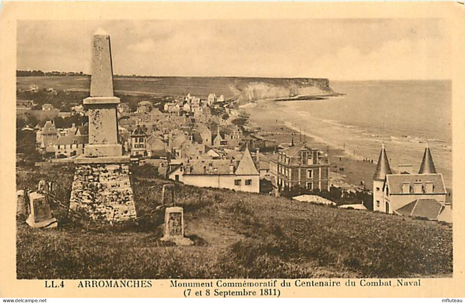 14* ARROMANCHJES Monument   Combat De 1811    MA94,1281 - Arromanches