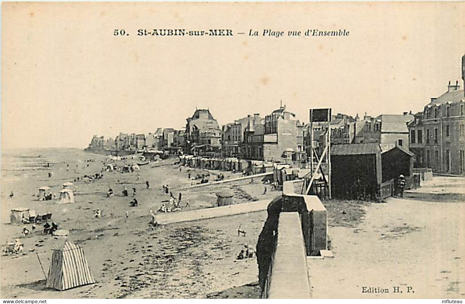 14* ST AUBIN SUR MER  Plage                 MA94,1252 - Saint Aubin